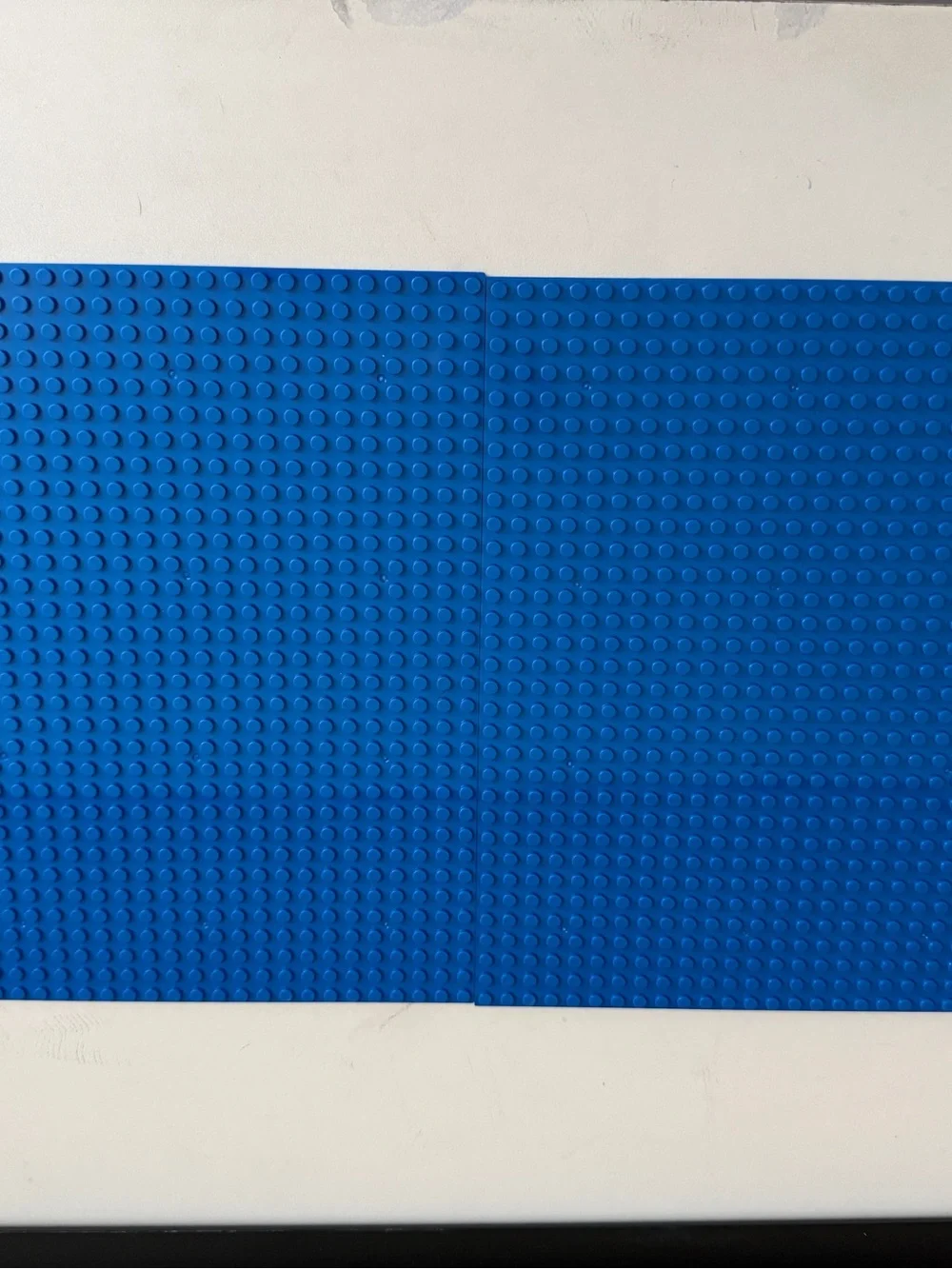 Lego Compatible Base Plates- 2 Blue & 2 green.
